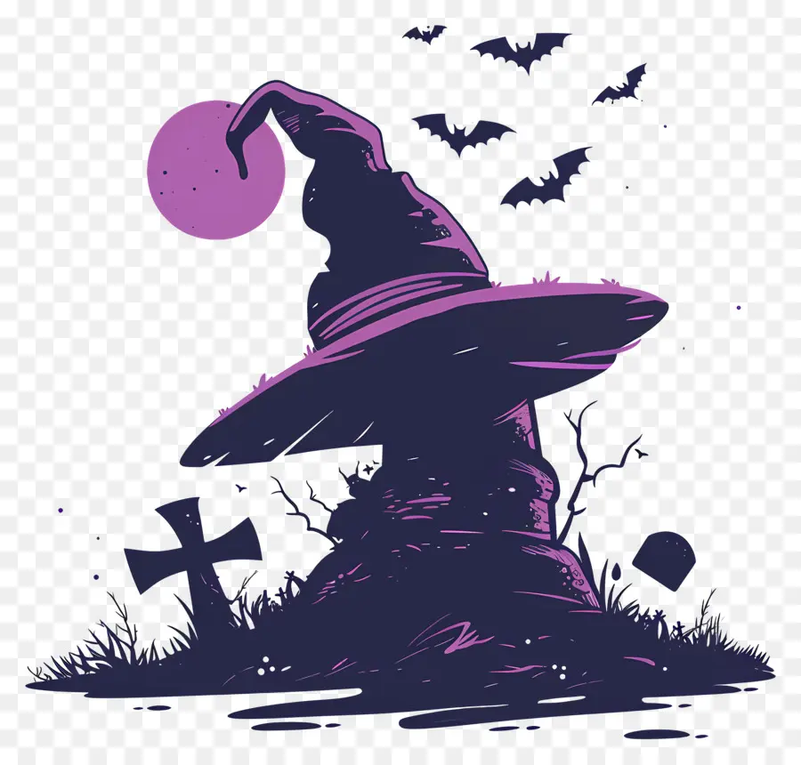 Chapeau De Sorcière D'halloween，Chapeau De Sorcière PNG