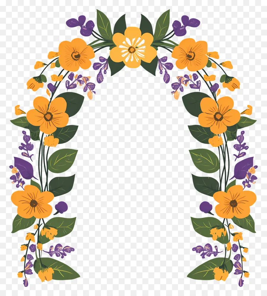 Arc De Fleurs，Arche Florale PNG