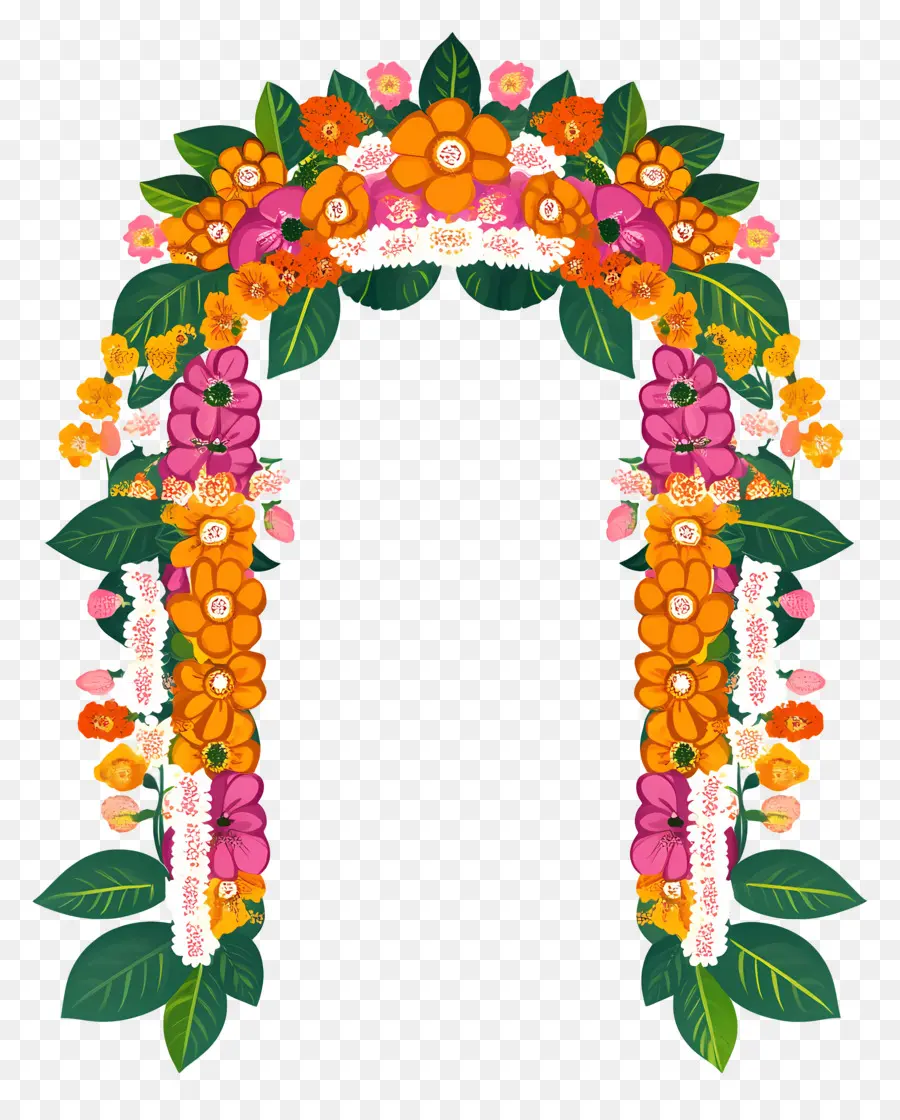 Arc De Fleurs，Arche Florale PNG