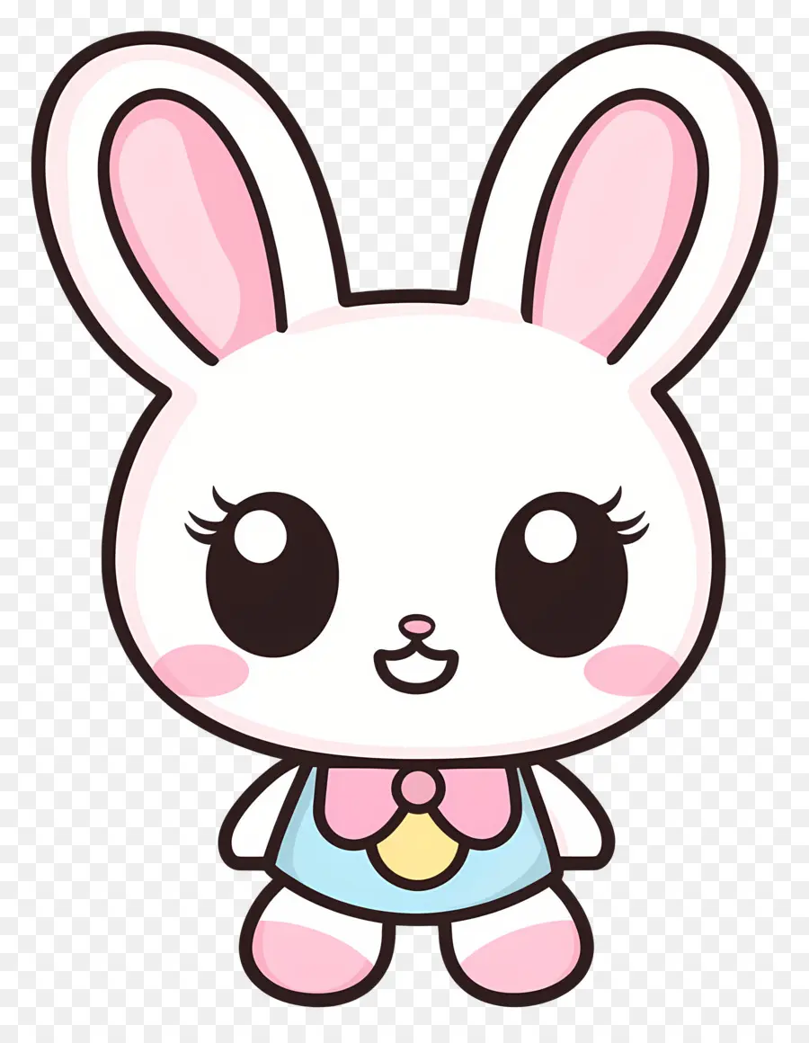 Personnage De Dessin Animé，Lapin Mignon PNG