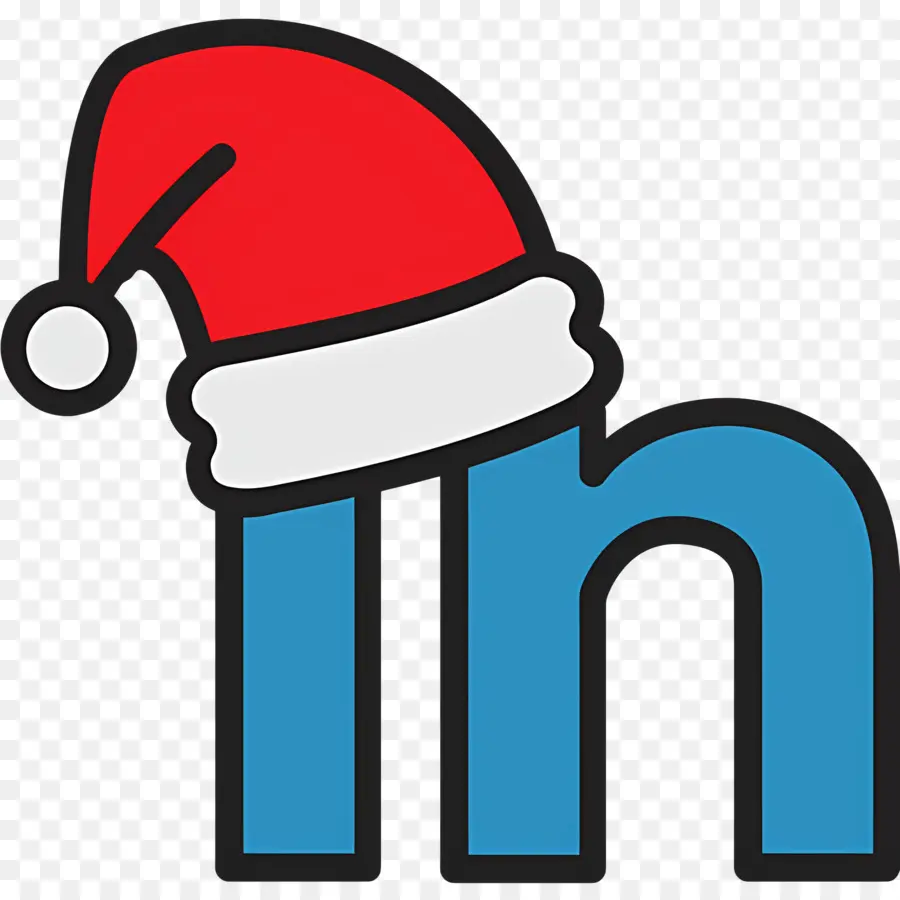 Linkedin，Chapeau De Père Noël PNG