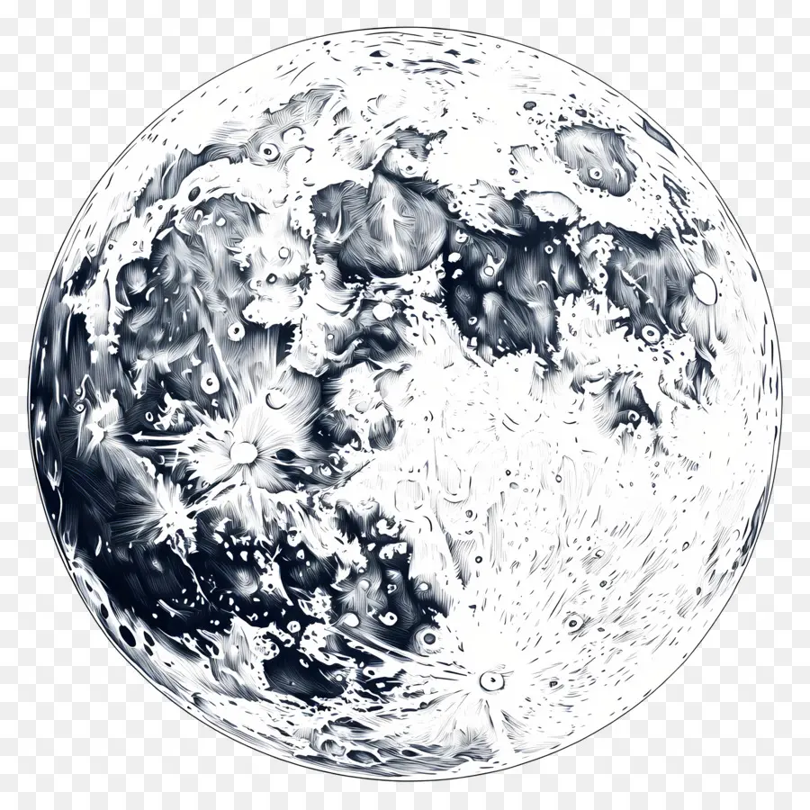 Contour De La Lune，Lune PNG