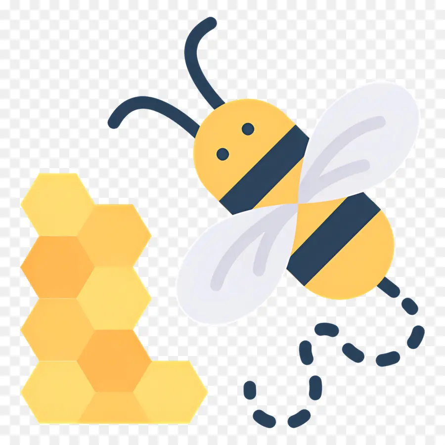 Abeille，Rayon De Miel PNG