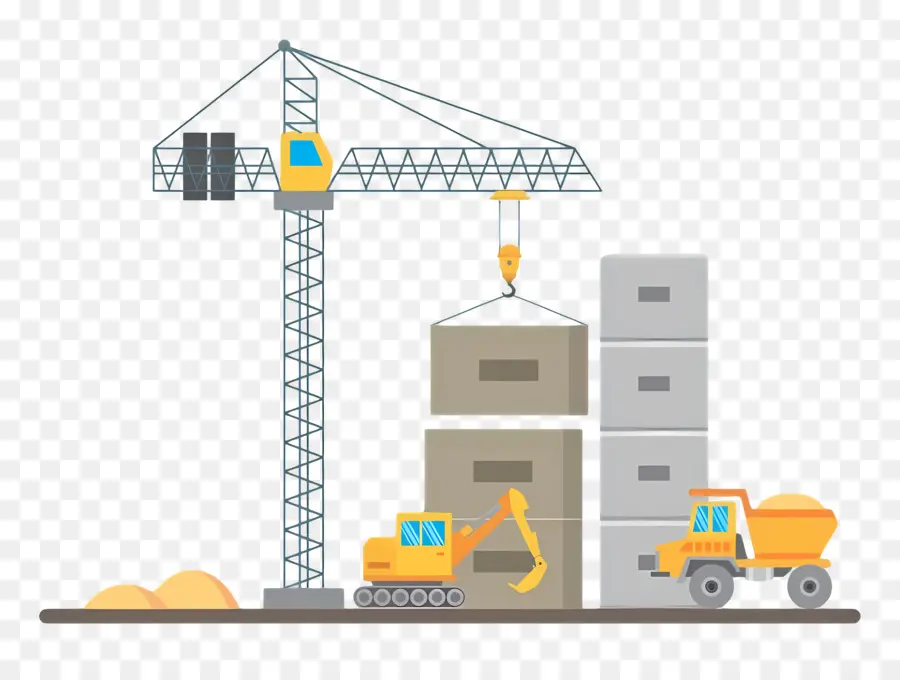 Construction，Chantier De Construction PNG