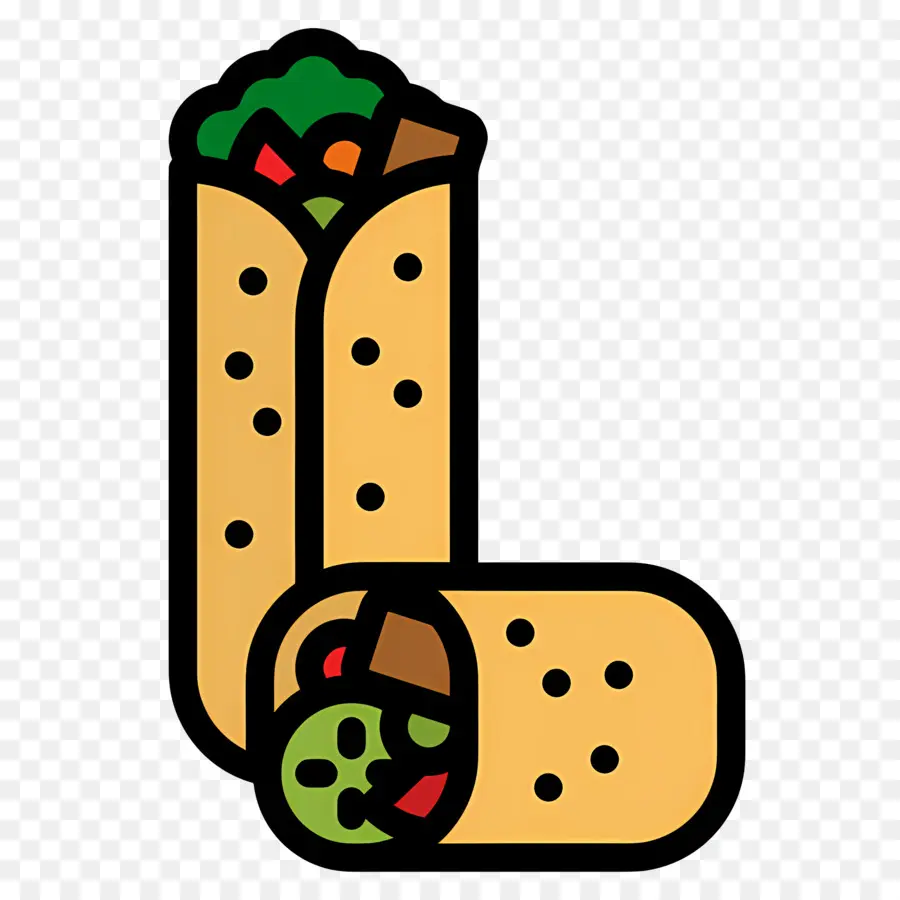 Burritos，Envelopper PNG