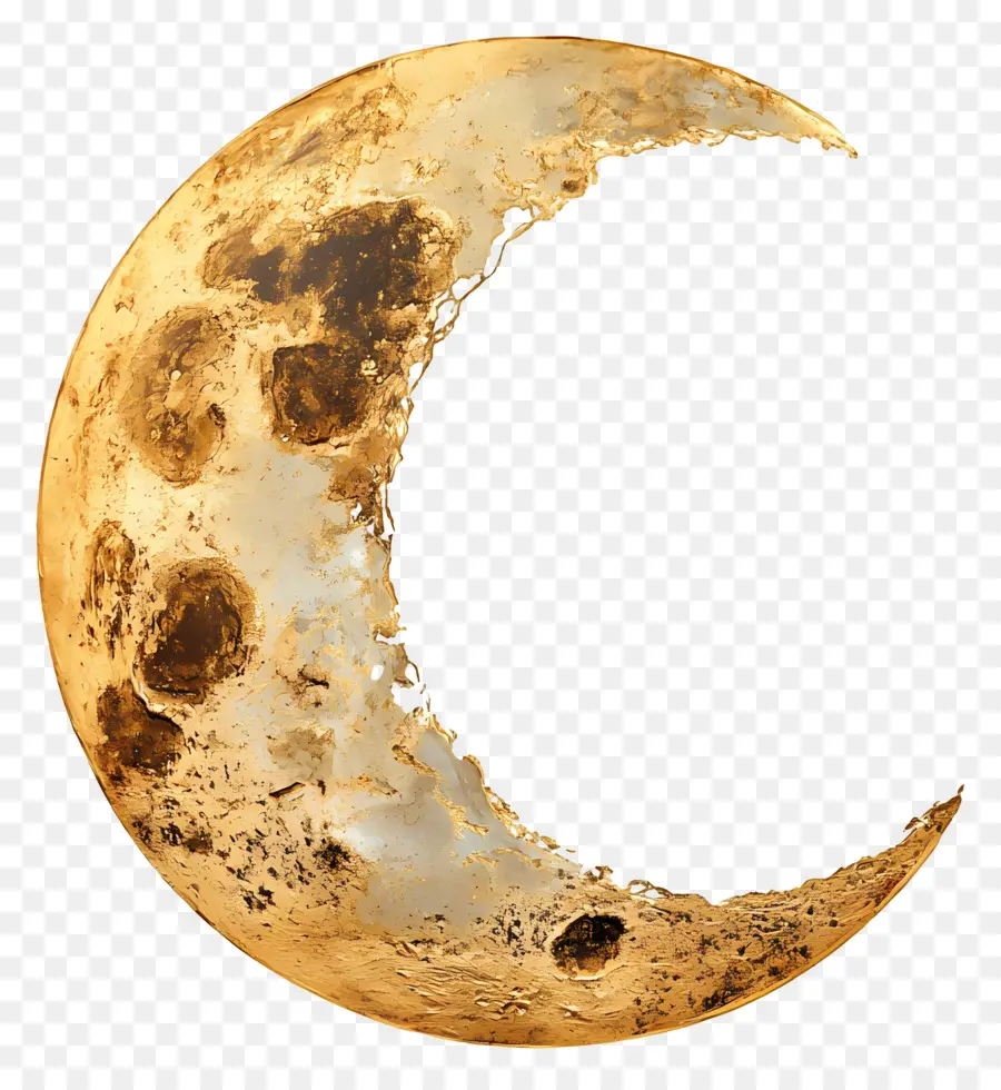 Lune D'or，Croissant De Lune D'or PNG