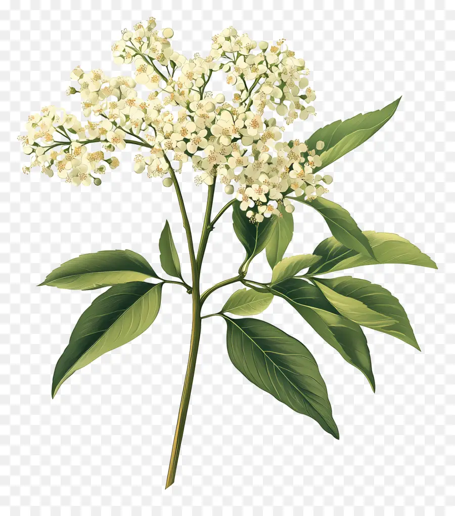 Fleur De Sureau，Fleurs Blanches PNG