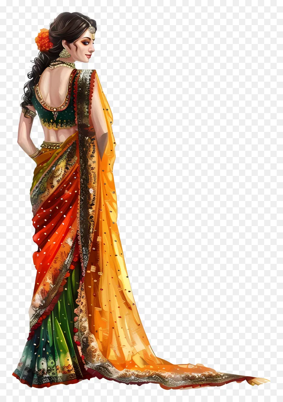 Sari Indien，Sari PNG