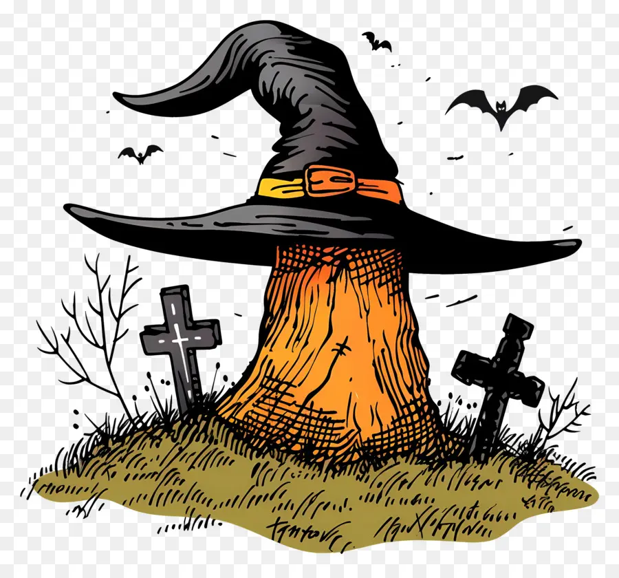 Chapeau De Sorcière D'halloween，Chapeau De Sorcière PNG