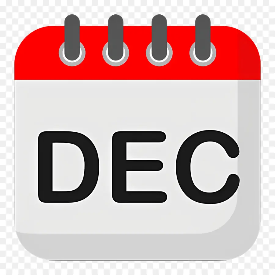 Décembre，Calendrier De Décembre PNG