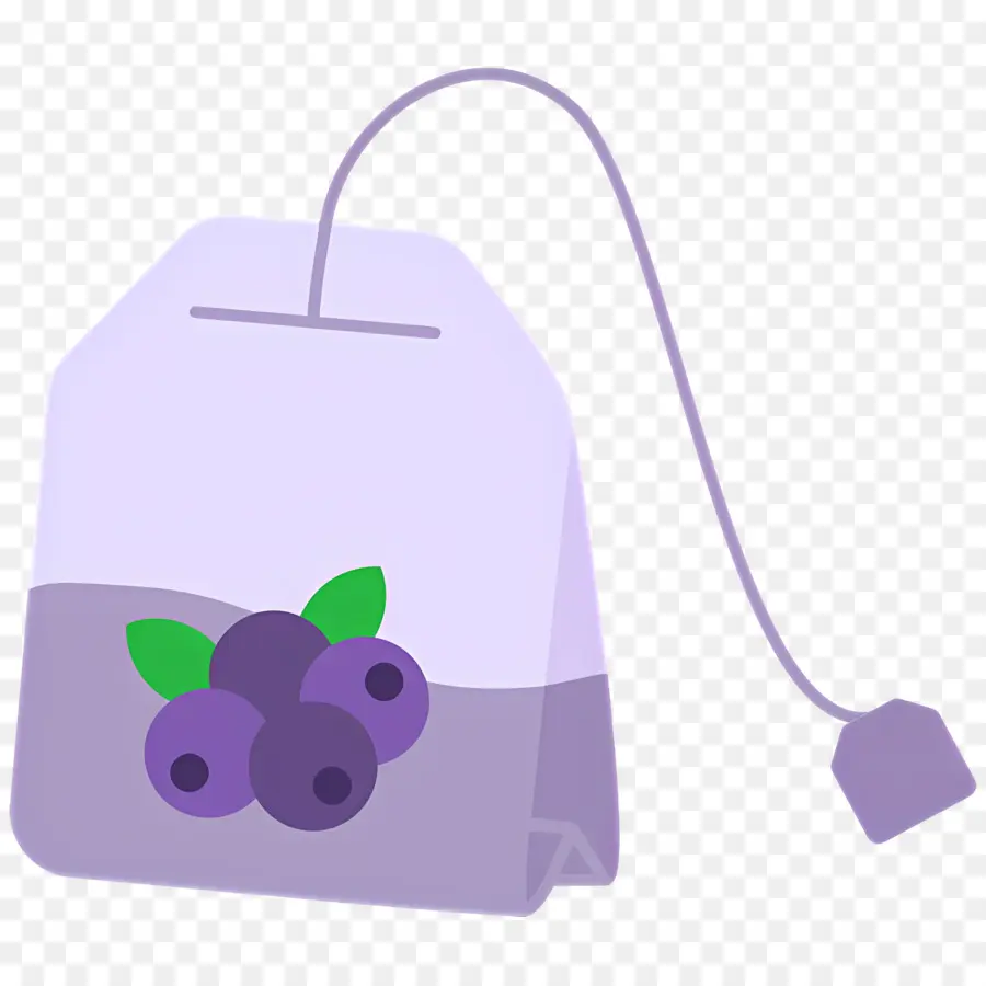 Sachet De Thé，Sachet De Thé Violet PNG