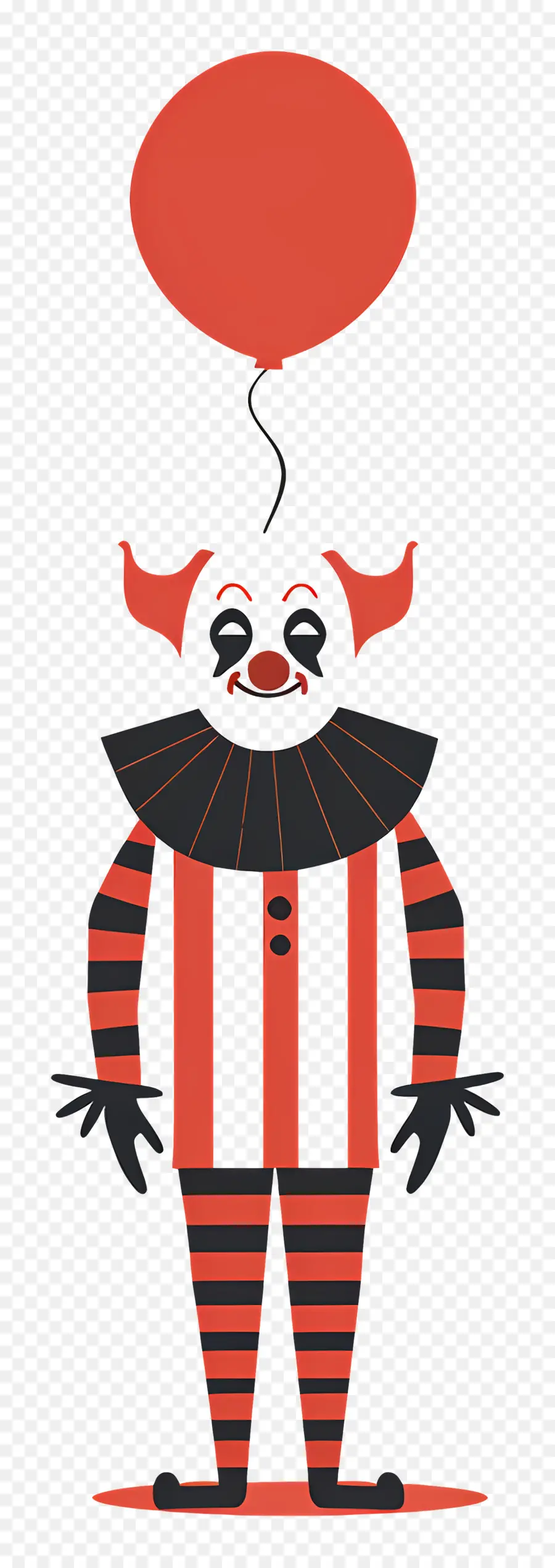 Clown Effrayant，Clown Avec Ballon PNG