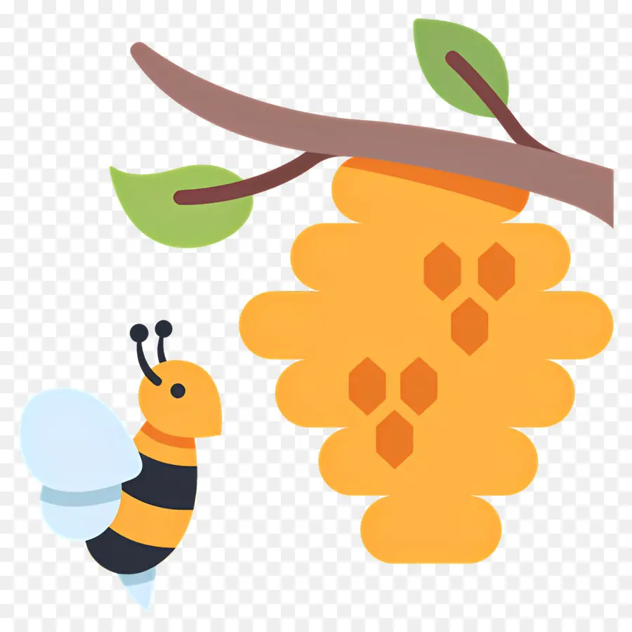 Abeille，Abeille Et Ruche PNG