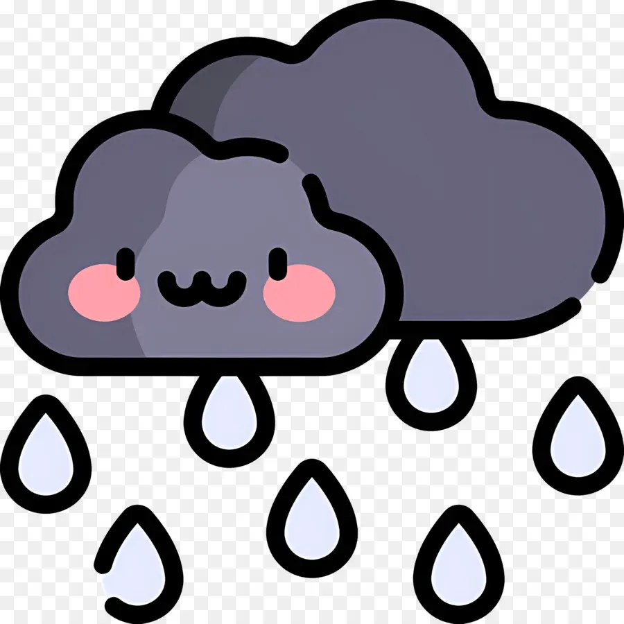 Nuage De Pluie，Nuage Bleu PNG