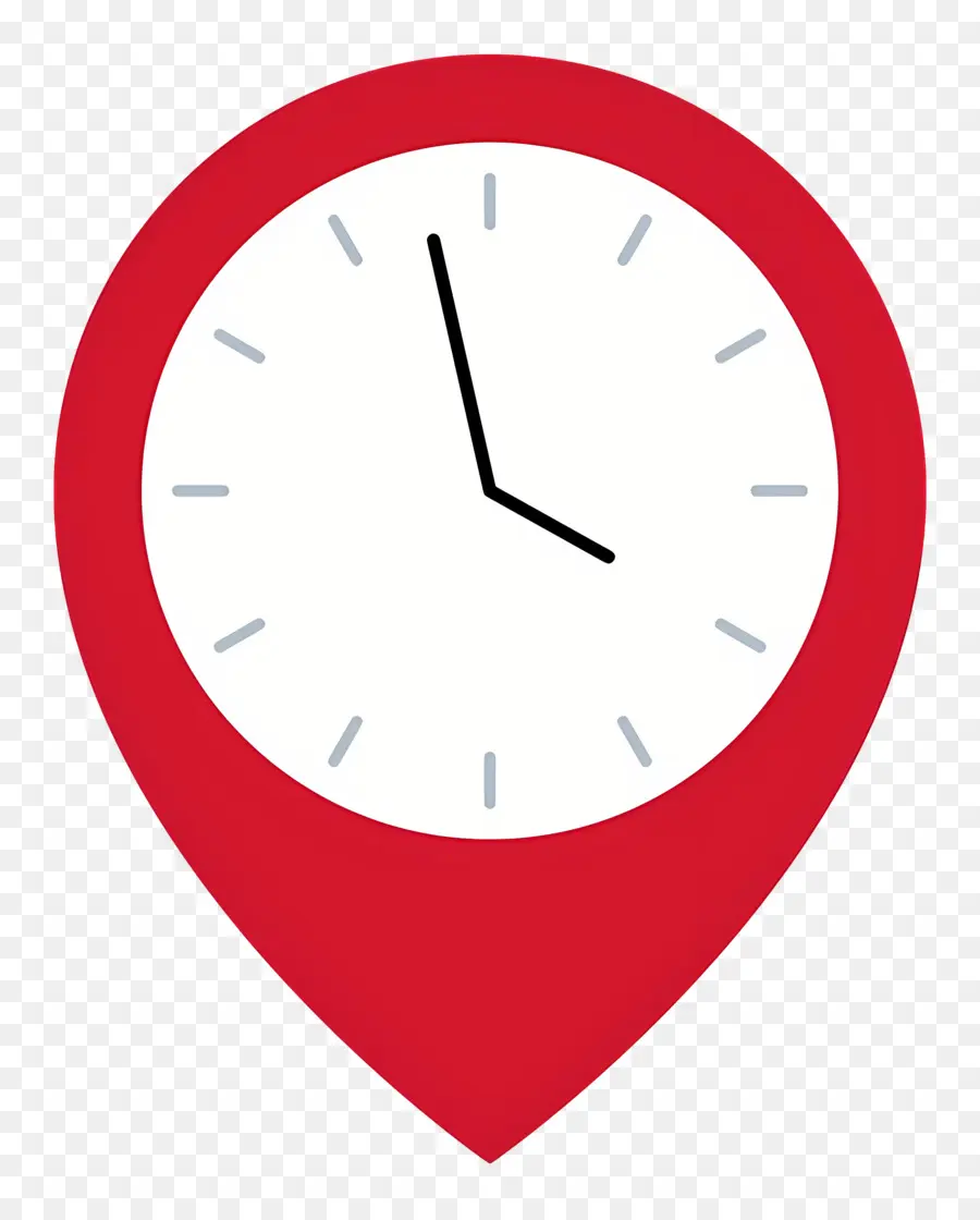 Icône De Localisation，Horloge PNG