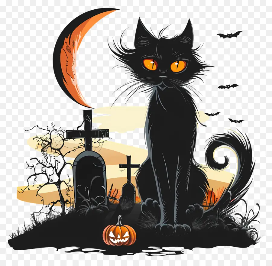 Chat Noir D'halloween，Chat Noir PNG