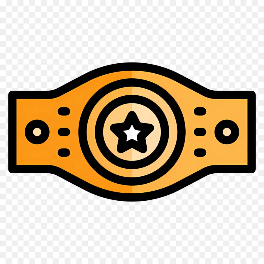 Ceinture De Champion，Étoile PNG