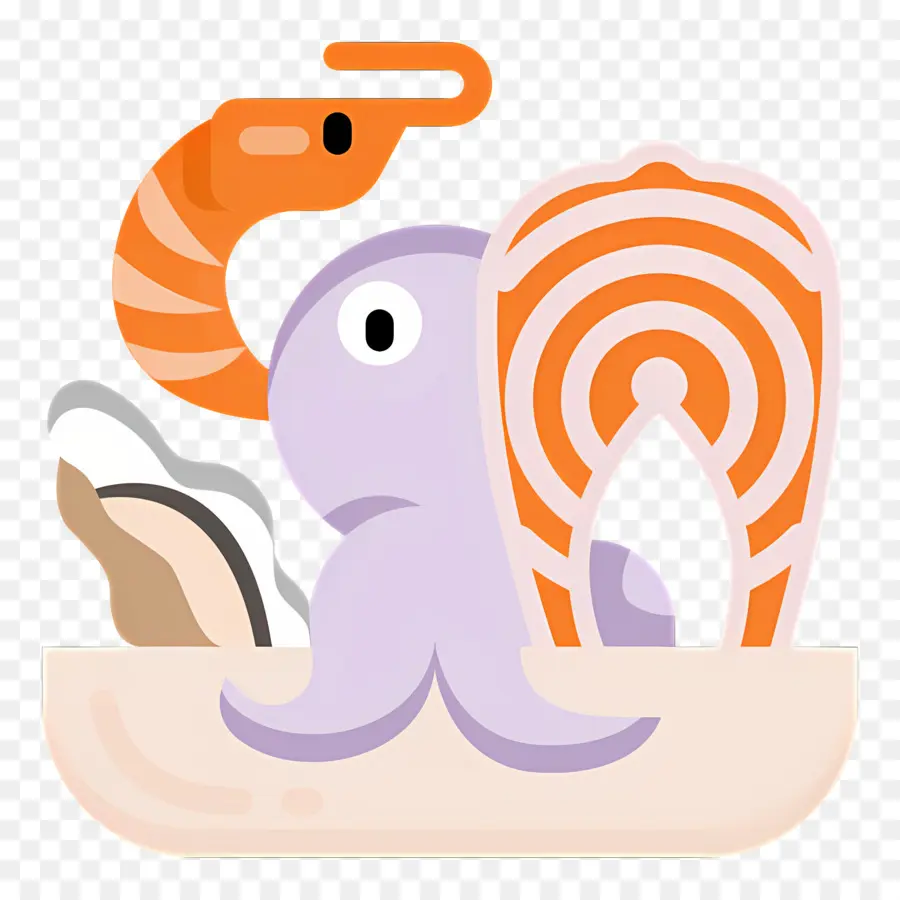 Fruit De Mer，Crevette PNG