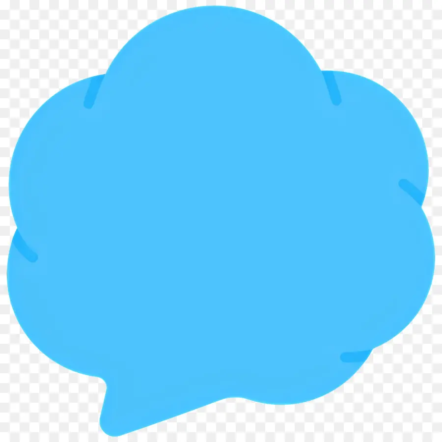 Bulle，Nuage Bleu PNG