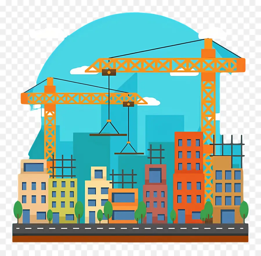 Construction，Chantier De Construction PNG