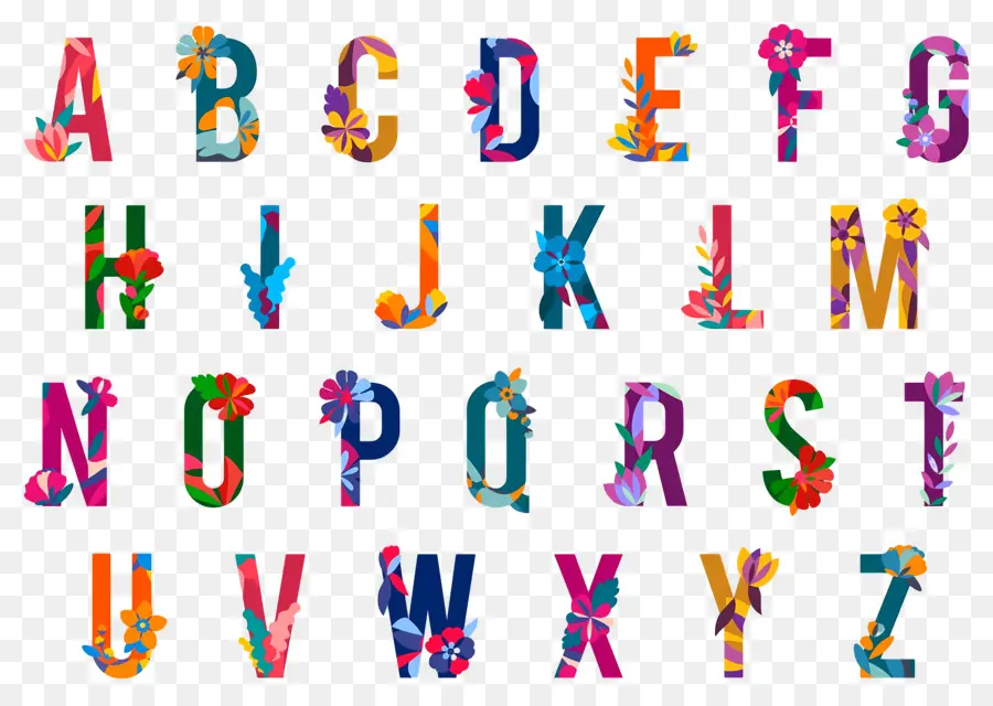 Lettre Alphabétique，Lettres De L'alphabet Coloré PNG