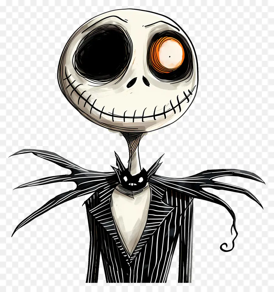 Jack Skellington，Caractère Squelette PNG