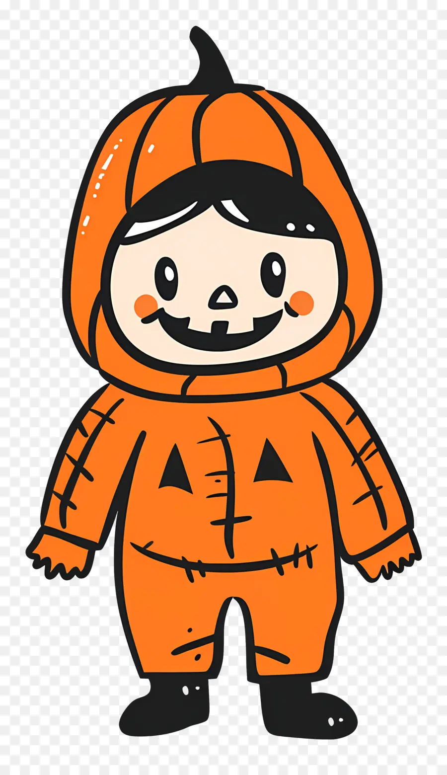 Déguisement D'halloween，Déguisement De Citrouille PNG