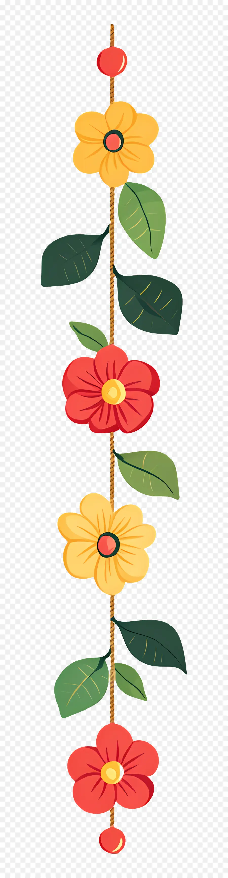 Guirlande Ougadi，Guirlande De Fleurs PNG