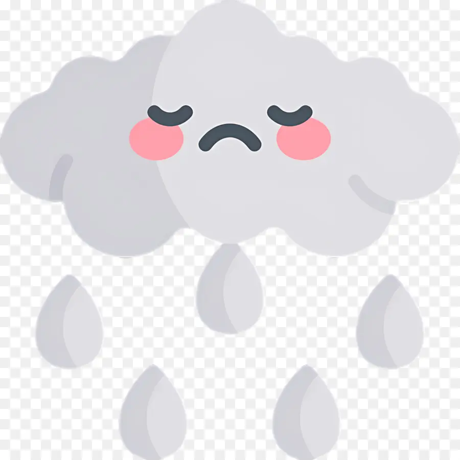 Nuage De Pluie，Nuage Triste PNG