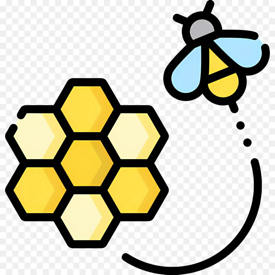 Abeille，Rayon De Miel PNG