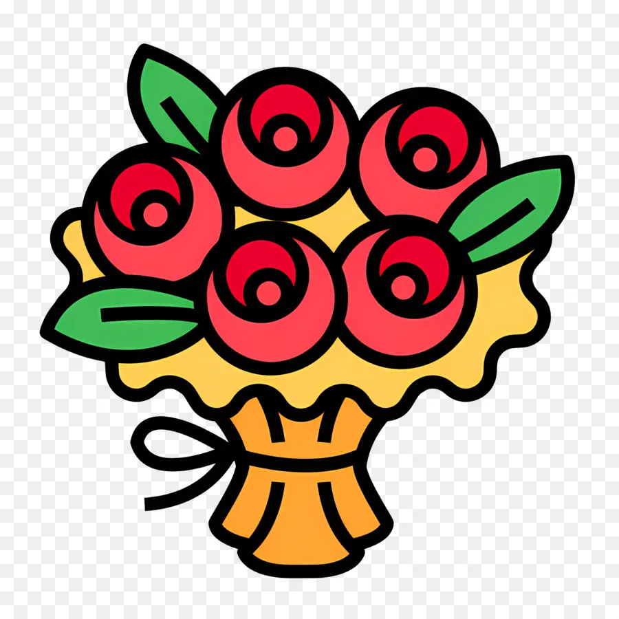 Bouquet De Roses，Bouquet De Fleurs PNG