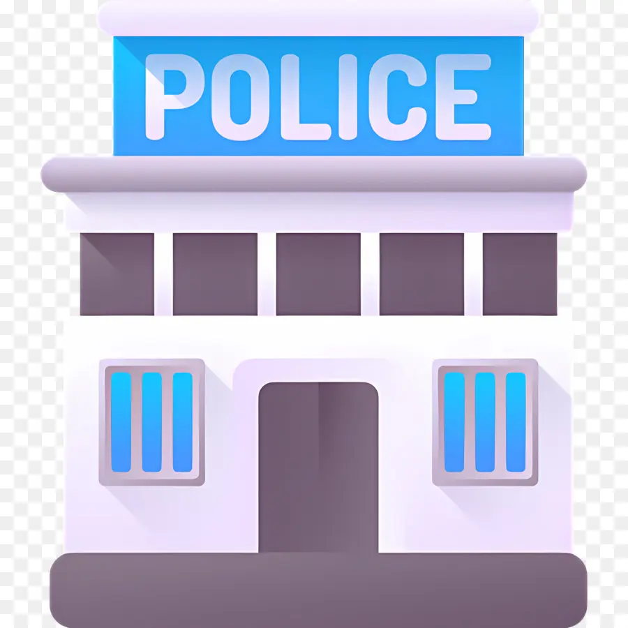 Bâtiment De Police，Poste De Police PNG