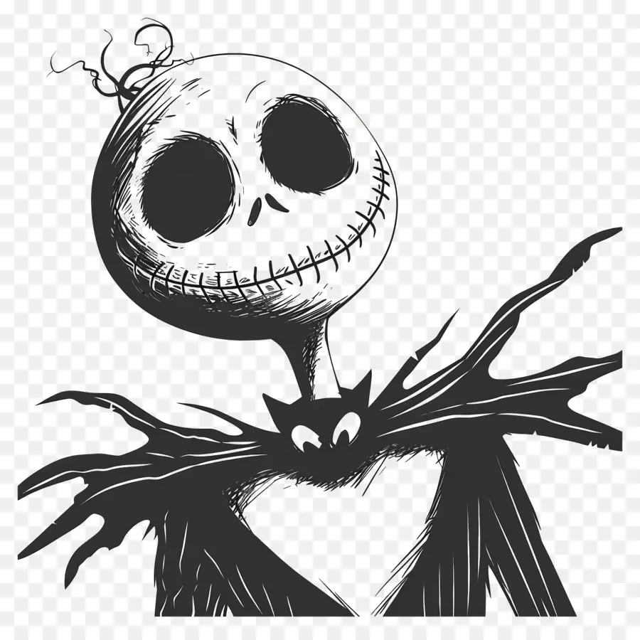 Jack Skellington，Caractère Squelette PNG