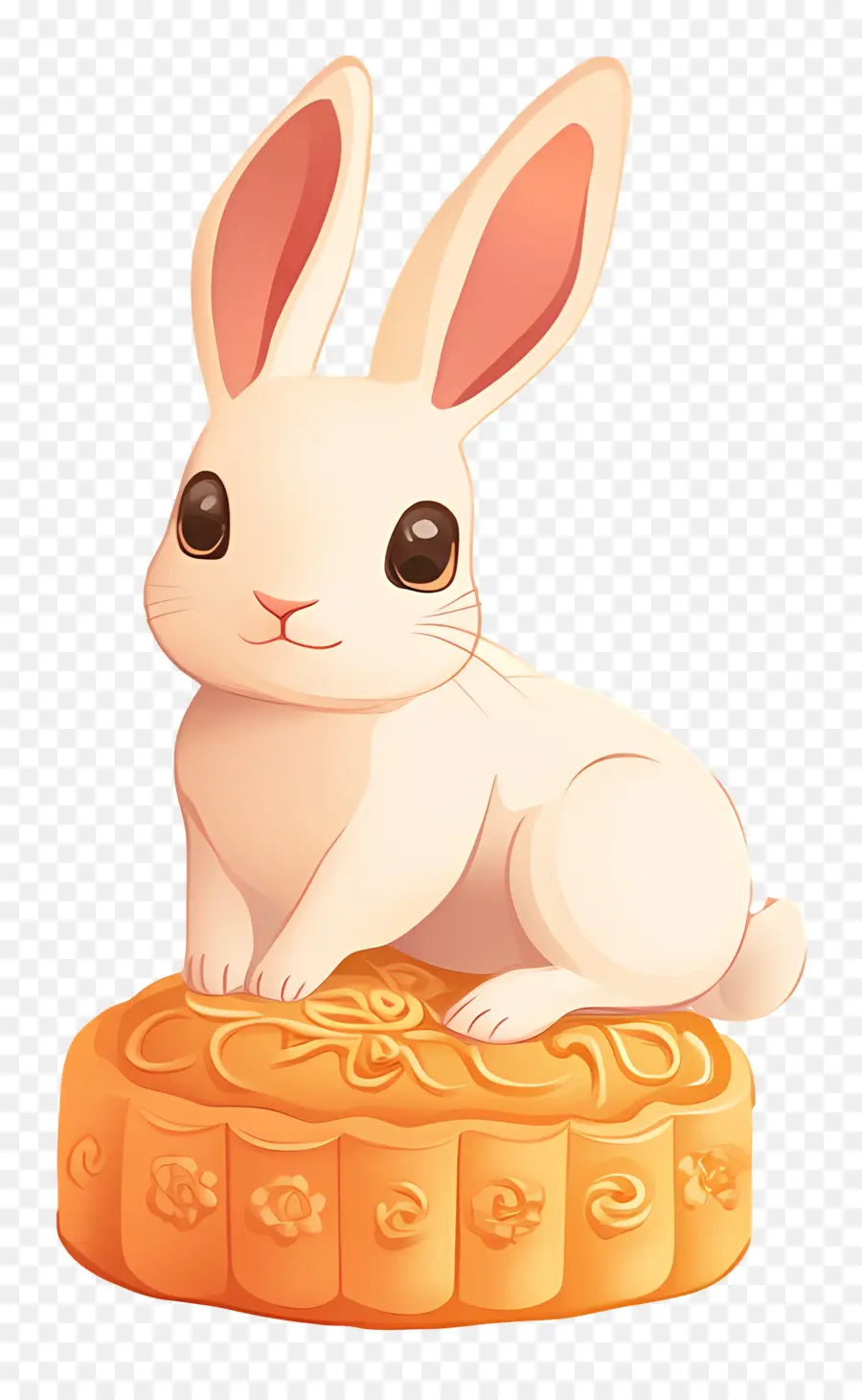 Fête De La Mi Automne，Lapin Blanc PNG