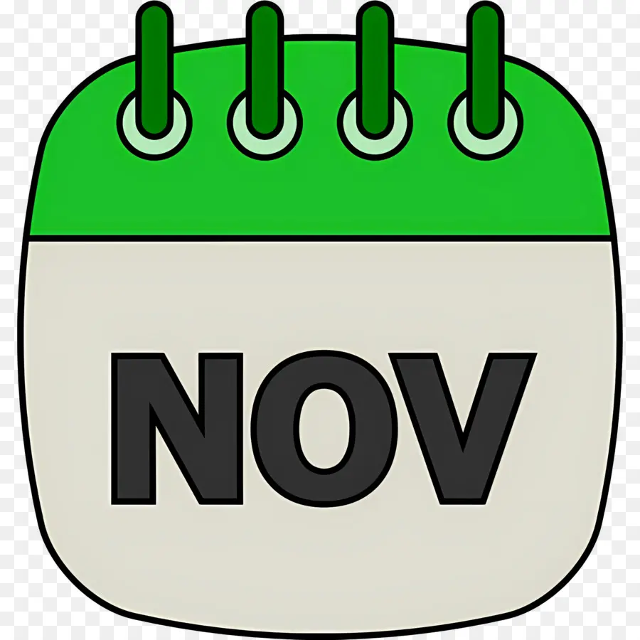 Novembre，Calendrier De Novembre PNG