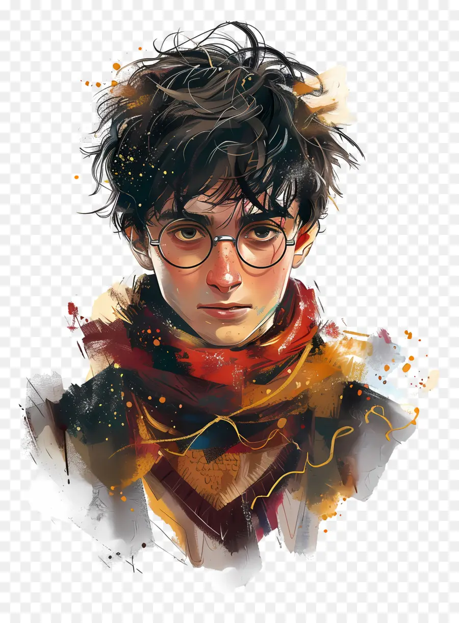 Harry Potter，Garçon Avec Des Lunettes PNG