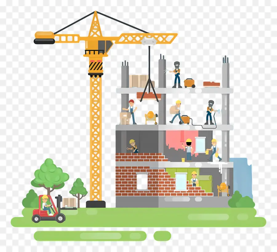 Construction，Chantier De Construction PNG