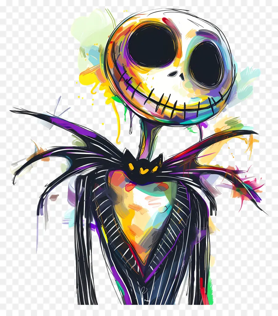 Jack Skellington，Squelette PNG