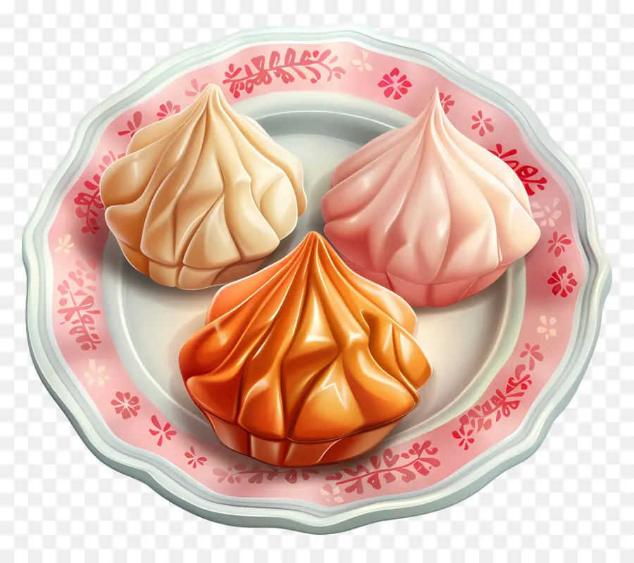 Modak，Assiette De Meringues PNG