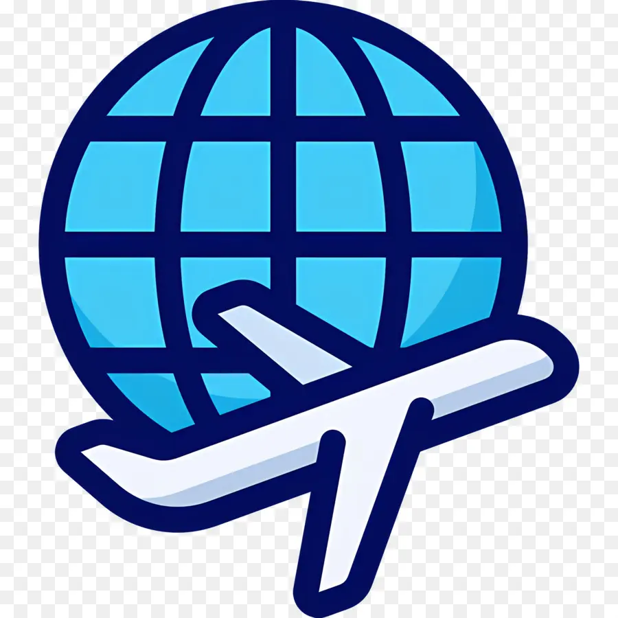 Parcourir Le Monde，Avion Et Globe PNG