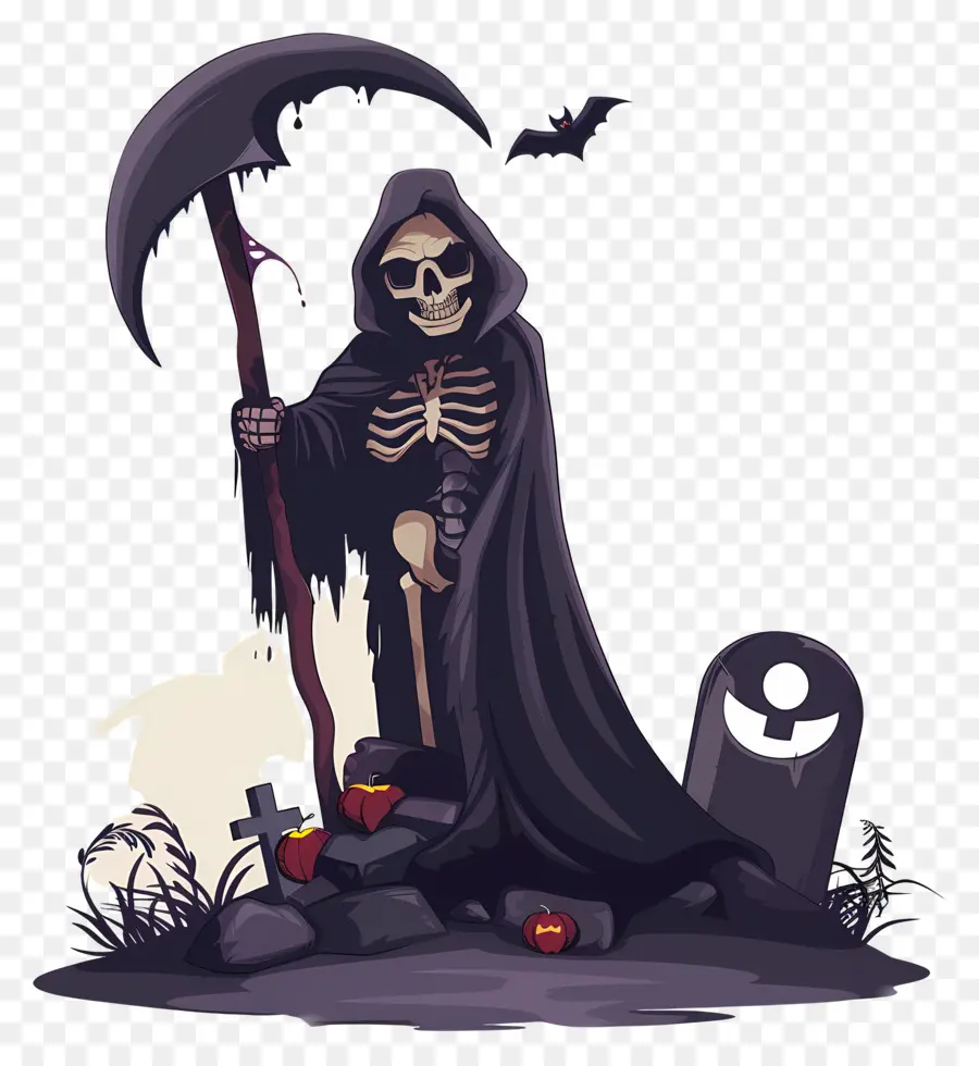 Faucheuse D'halloween，Faucheuse PNG