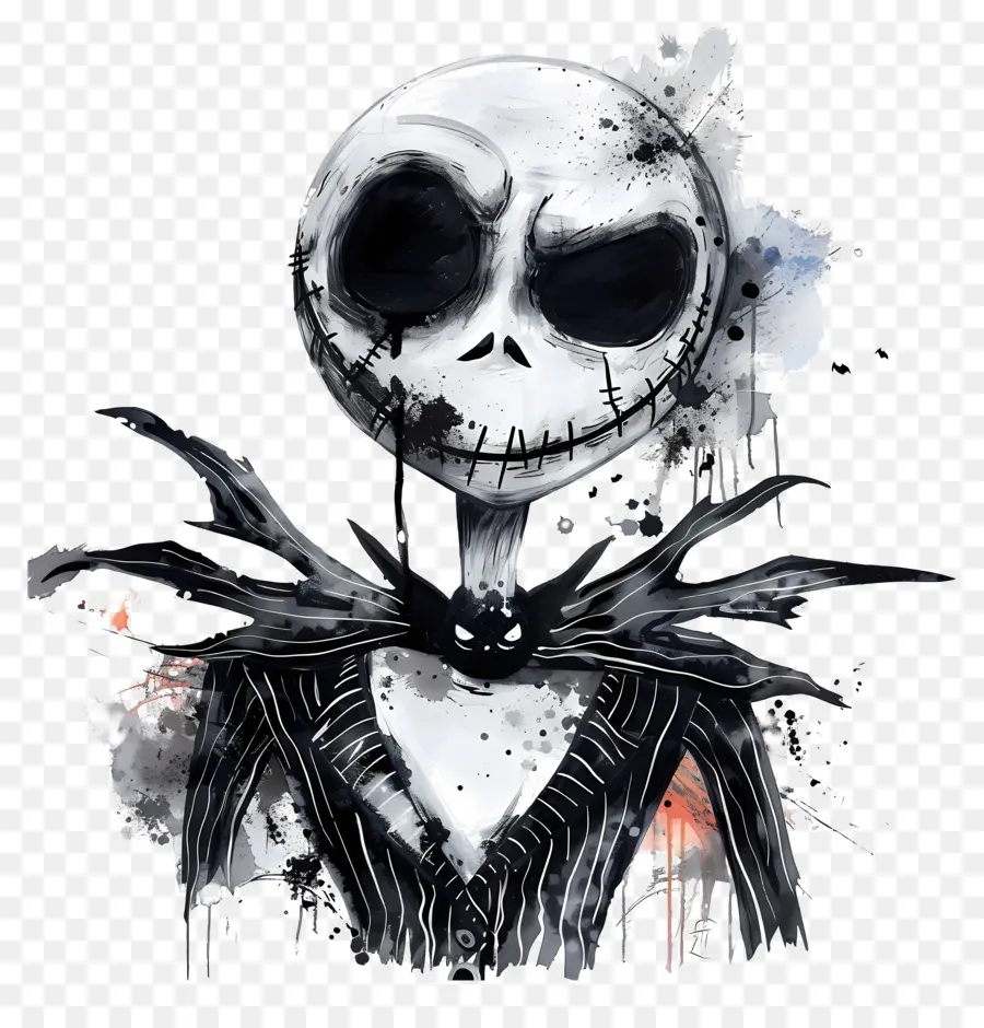 Jack Skellington，Squelette PNG