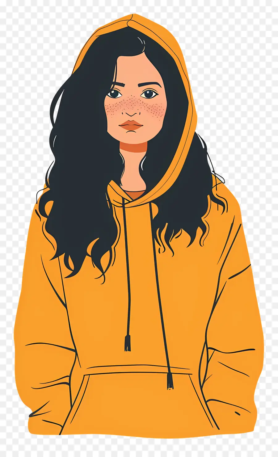 Femme En Sweat à Capuche，Fille En Sweat à Capuche PNG