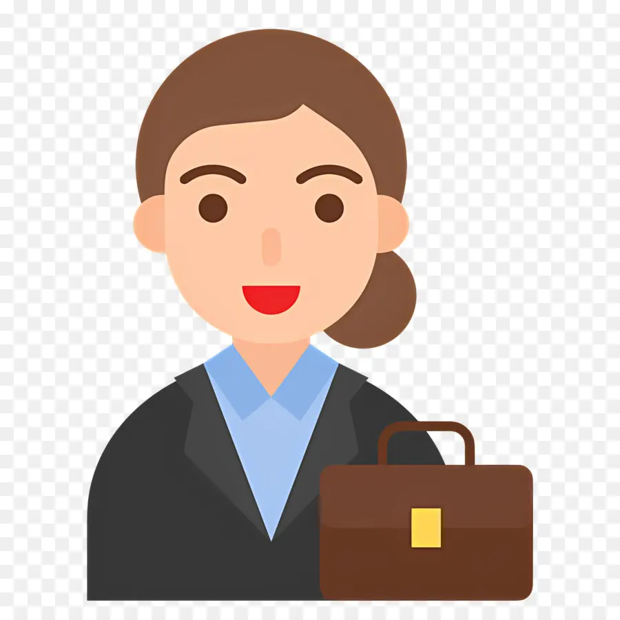 Femme D'affaires，Mallette PNG