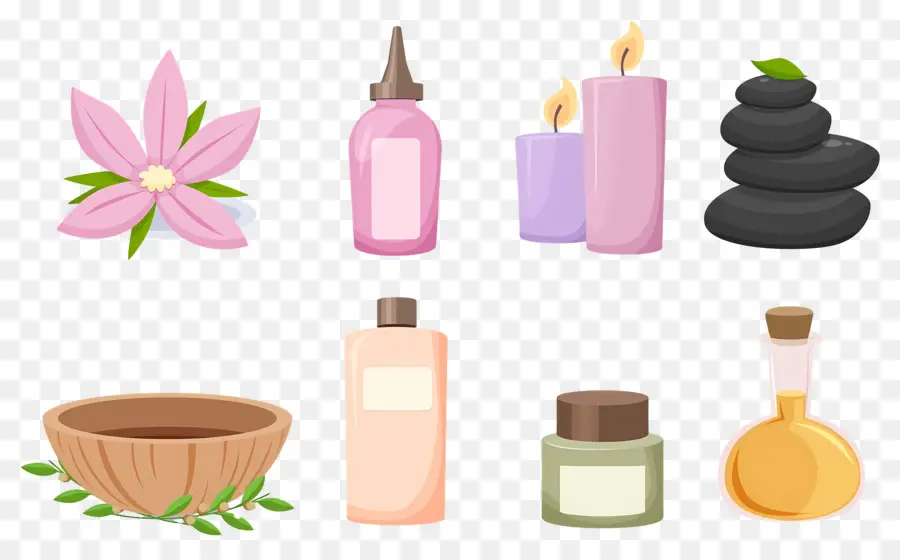 éléments D'aromathérapie，Articles De Spa PNG