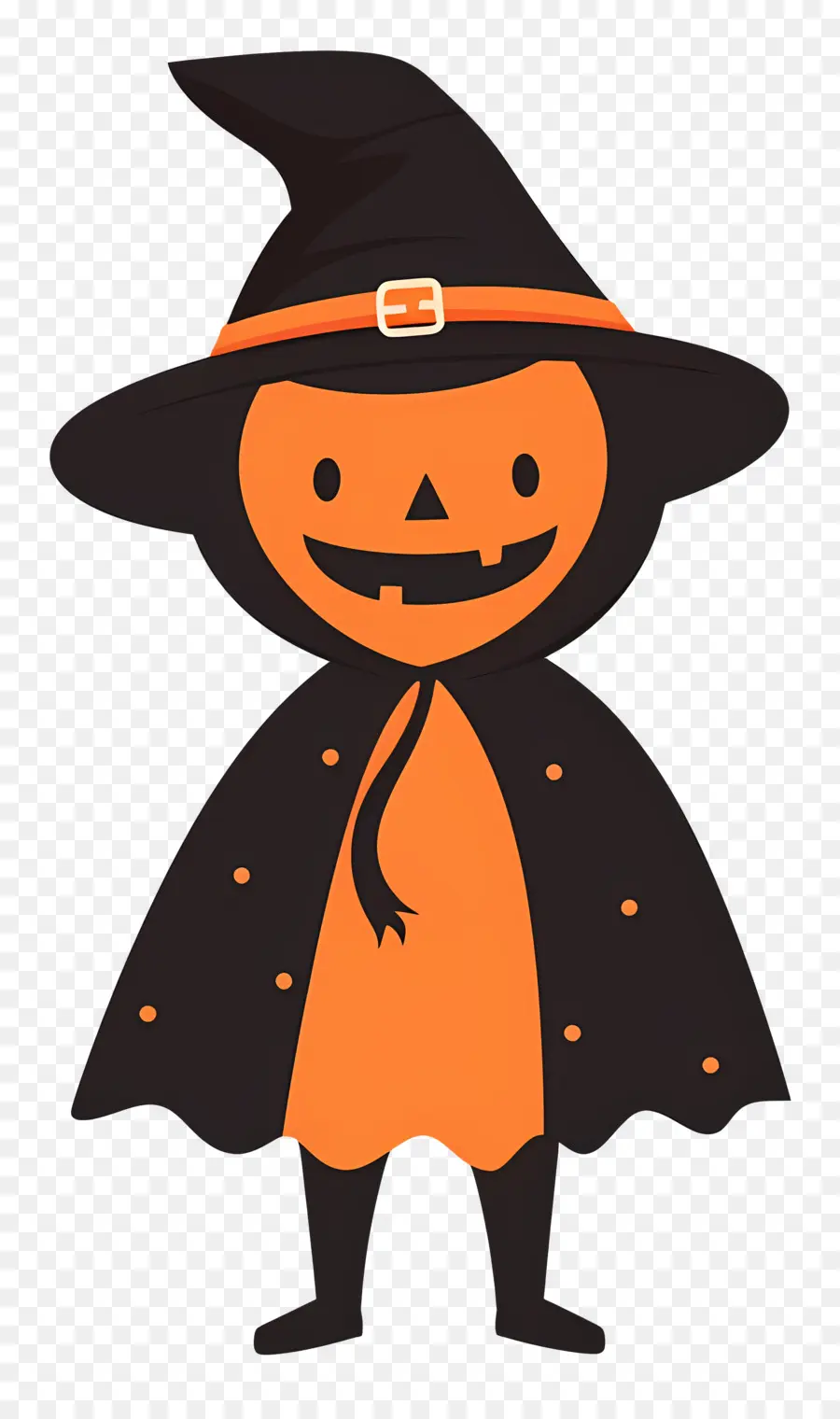 Déguisement D'halloween Pour Enfant，Sorcière Citrouille PNG