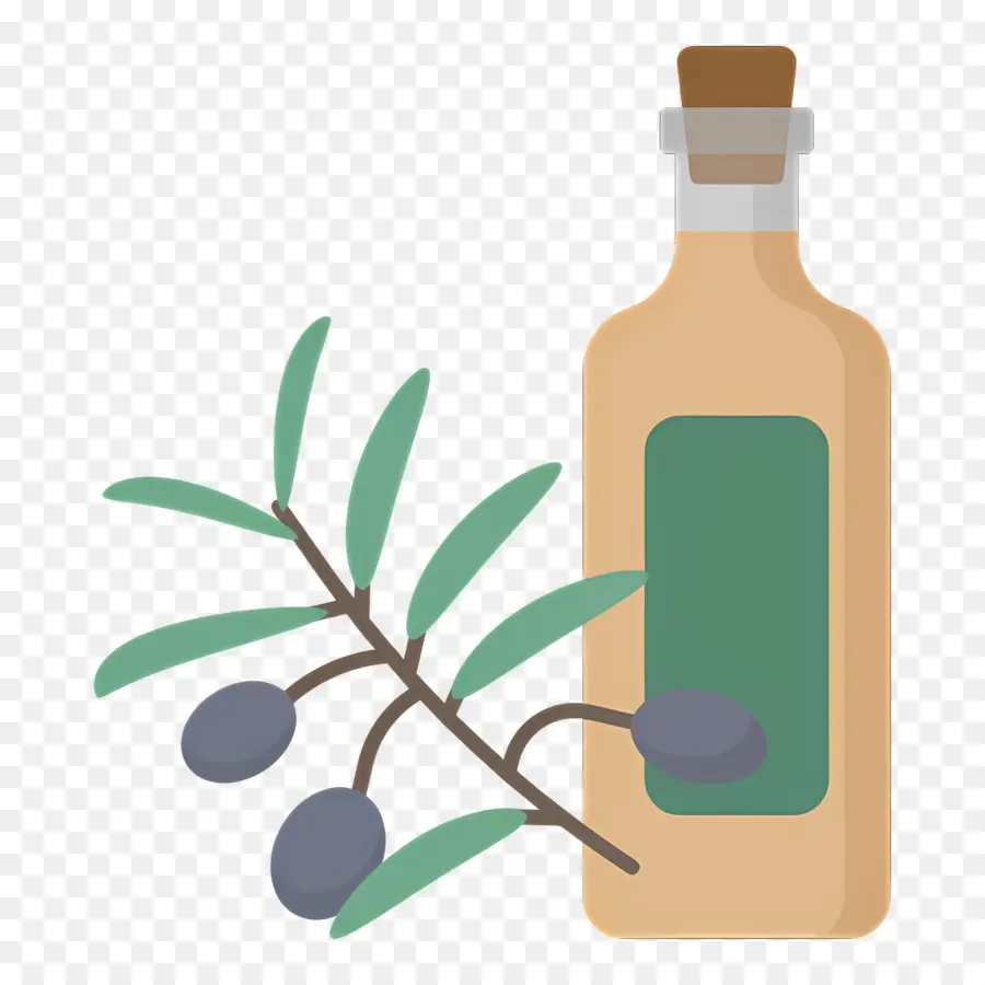 Huile D'olive，Bouteille D'huile D'olive PNG