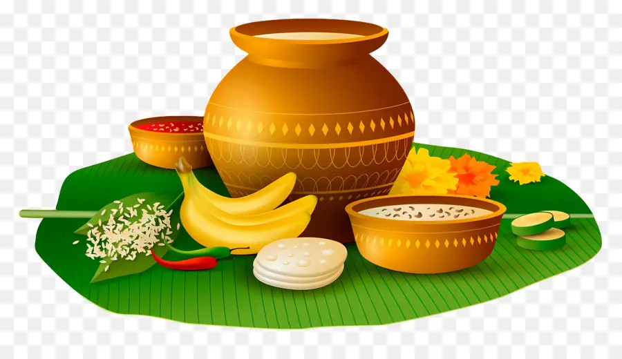 Joyeux Onam，Cuisine Traditionnelle PNG