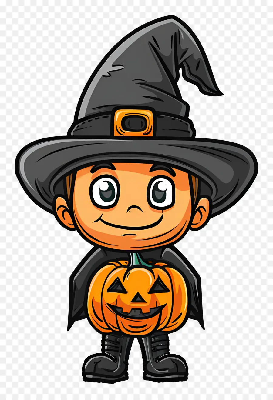 Déguisement D'halloween，Sorcière PNG