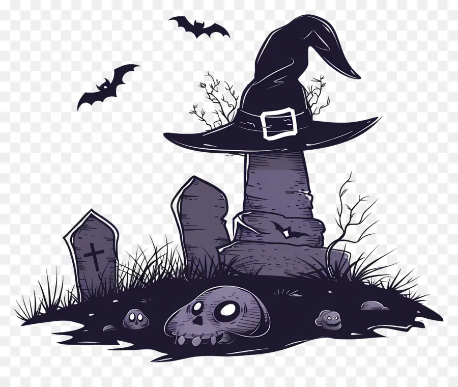 Chapeau De Sorcière D'halloween，Chapeau De Sorcière PNG